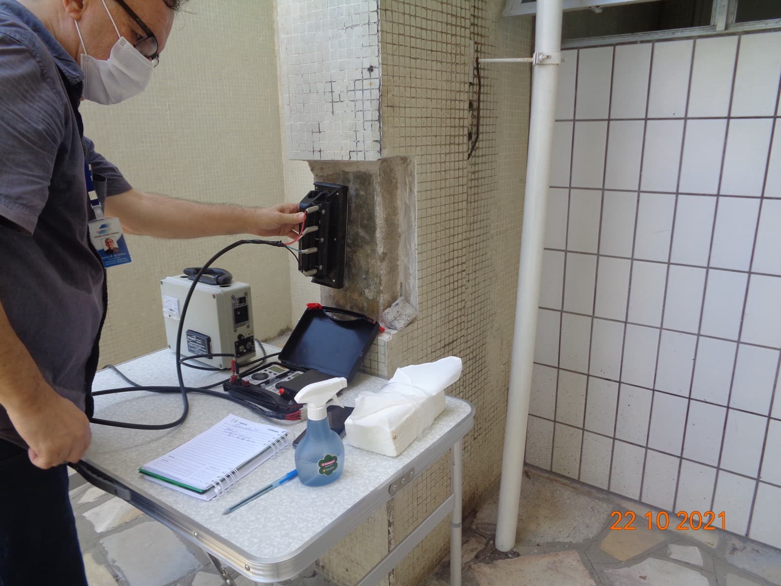 Medição da resistividade elétrica do concreto